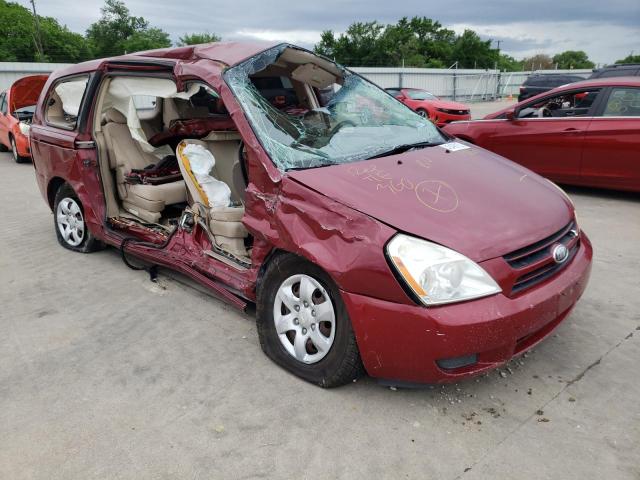 Salvage cars for sale from Copart Wilmer, TX: 2006 KIA Sedona EX