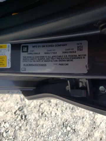 2016 CHEVROLET SPARK KL8CB6SA3GC558555