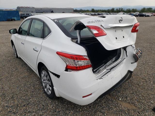 2015 NISSAN SENTRA S 3N1AB7AP4FY318160
