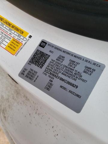 2021 CHEVROLET 1500 SILVE 3GCNWAEF8MG366829