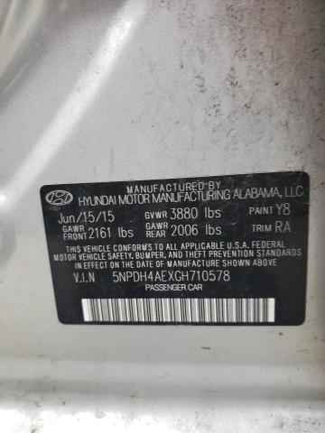 2016 HYUNDAI ELANTRA SE 5NPDH4AEXGH710578