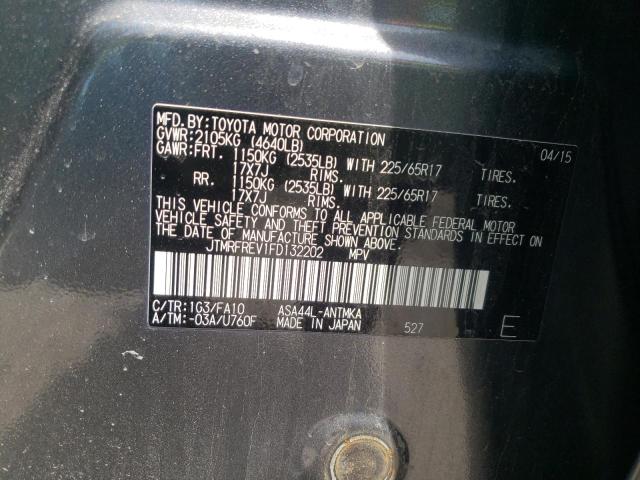 2015 TOYOTA RAV4 XLE JTMRFREV1FD132202