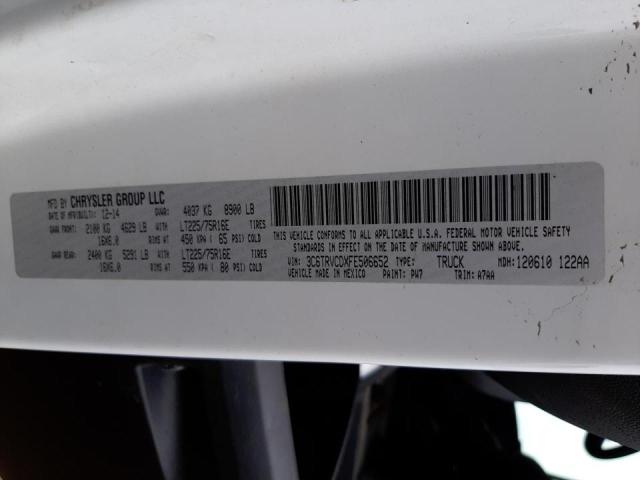 2015 RAM PROMASTER 3C6TRVCDXFE506652