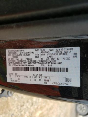 2017 FORD F350 SUPER 1FT8W3BT9HEB52240