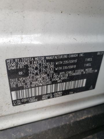 2021 TOYOTA RAV4 XLE P 2T3C1RFV7MW155485