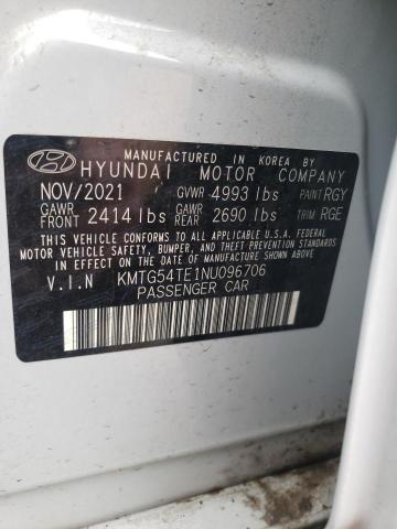 2022 GENESIS G70 BASE KMTG54TE1NU096706