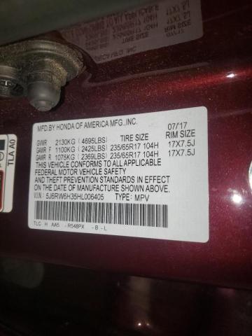 2017 HONDA CR-V LX 5J6RW6H35HL006405