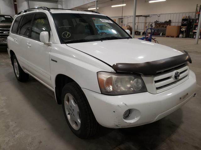 Salvage cars for sale at Avon, MN auction: 2005 Toyota Highlander