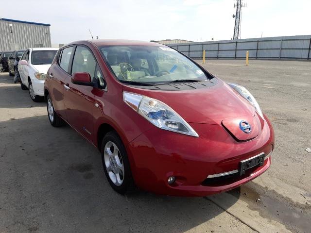 Salvage cars for sale from Copart Fresno, CA: 2011 Nissan Leaf SV