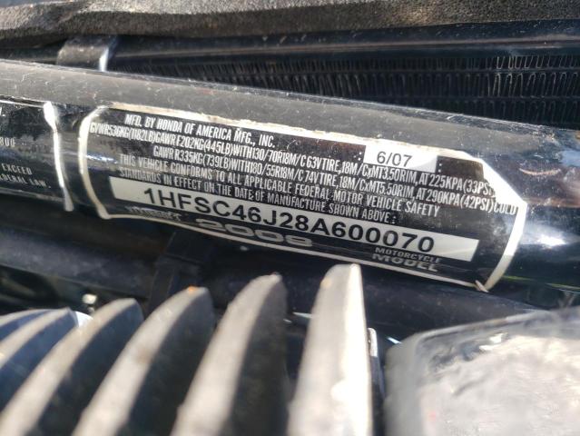 2008 HONDA VTX1800 F3 1HFSC46J28A600070