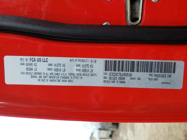 2018 DODGE CHARGER R/ 2C3CDXCT9JH329166