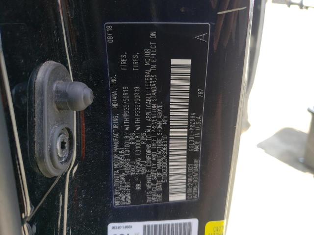 2019 TOYOTA SIENNA SE 5TDXZ3DC7KS966310
