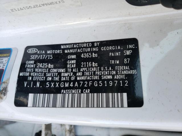 Фото: 5XXGM4A72FG519712 - 10