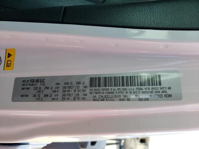 2020 JEEP WRANGLER U - 1C4HJXDG1LW106409