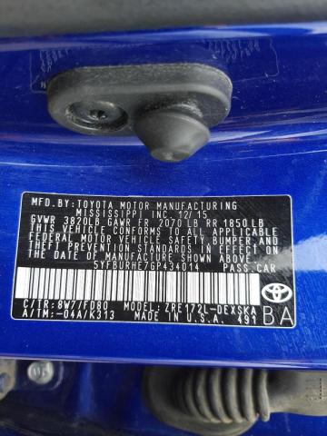 2016 TOYOTA COROLLA L 5YFBURHE7GP434014