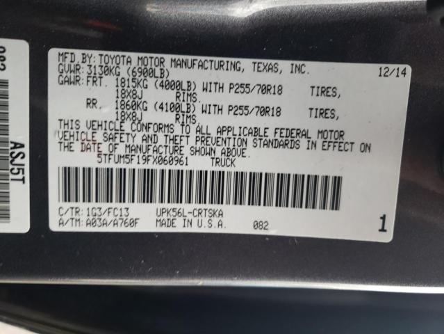 2015 TOYOTA TUNDRA DOU 5TFUM5F19FX060961