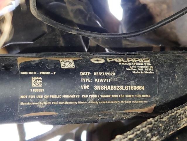 2020 POLARIS RZR PRO XP 3NSRAB923LG163664