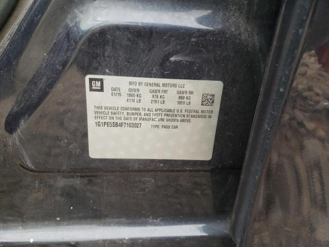 2015 CHEVROLET CRUZE LT 1G1PE5SB4F7163027