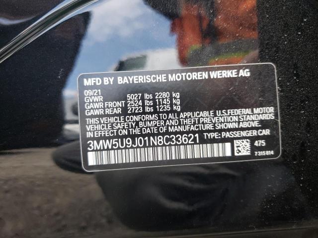 2022 BMW M340XI 3MW5U9J01N8C33621