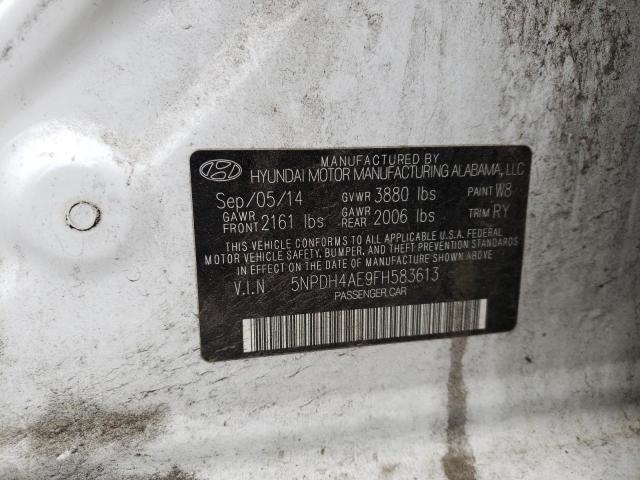 2015 HYUNDAI ELANTRA SE 5NPDH4AE9FH583613