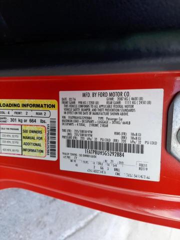 2016 FORD MUSTANG 1FATP8UH5G5292884