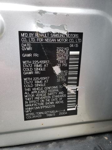 2015 NISSAN ROGUE S KNMAT2MV1FP562079