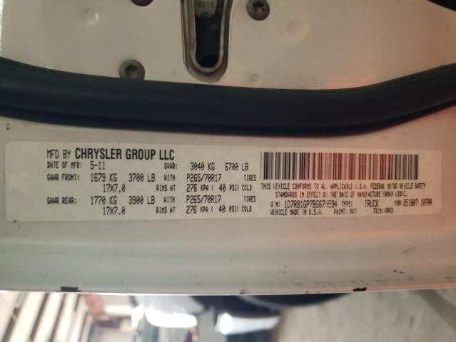 1D7RB1GP7BS679594 Dodge Ram 1500 2011. Фото: 9