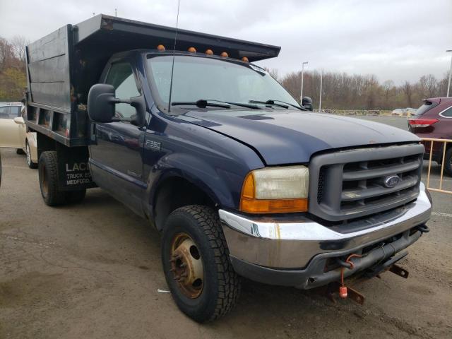 Salvage cars for sale from Copart East Granby, CT: 2001 Ford F350 Super