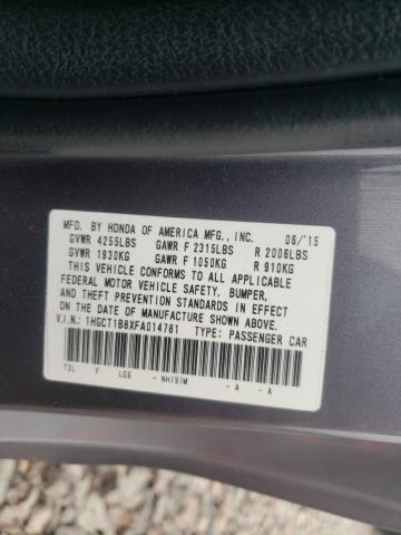 2015 HONDA ACCORD EXL 1HGCT1B8XFA014781