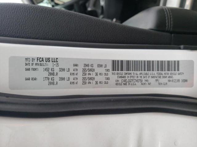 2015 DODGE DURANGO LI 1C4RDJDG7FC745750