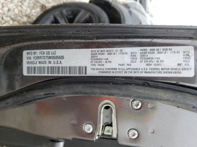 2021 RAM 1500 CLASS 1C6RR7GT5MS505605