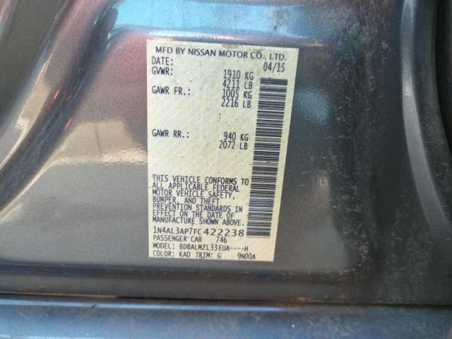 2015 NISSAN ALTIMA 2.5 1N4AL3AP7FC422238