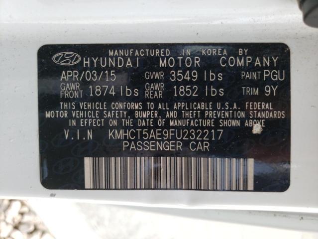 2015 HYUNDAI ACCENT GS KMHCT5AE9FU232217