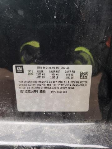 2015 CHEVROLET MALIBU 1LT 1G11C5SL4FF212530