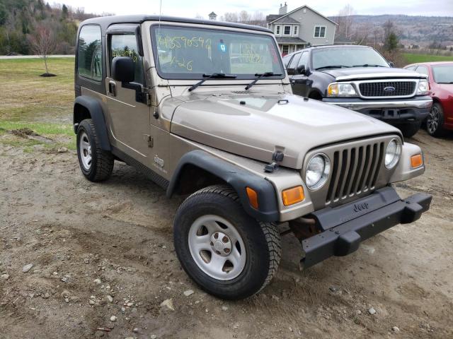 Salvage cars for sale from Copart Warren, MA: 2004 Jeep Wrangler
