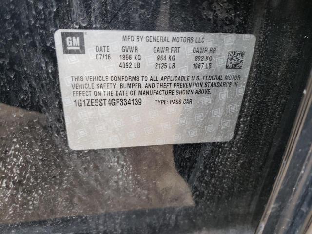 2016 CHEVROLET MALIBU LT 1G1ZE5ST4GF334139