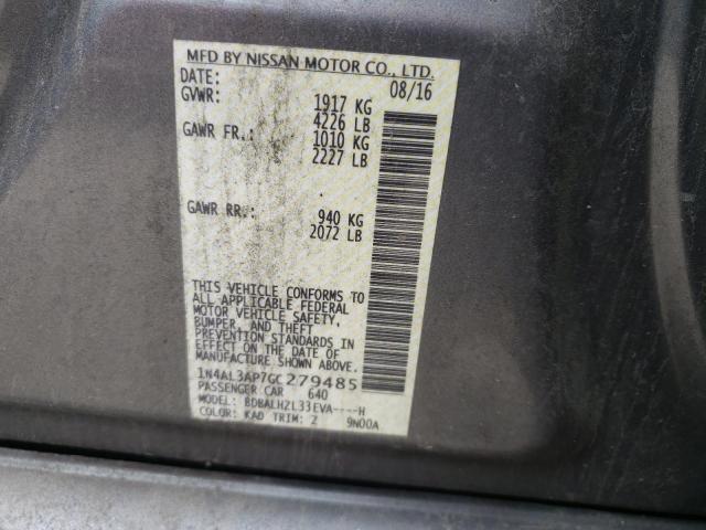 2016 NISSAN ALTIMA 2.5 1N4AL3AP7GC279485