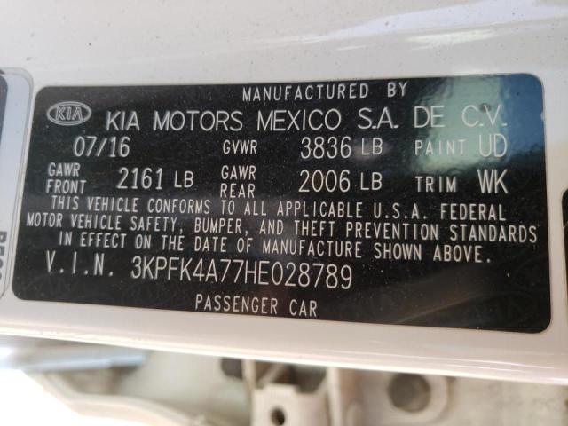 2017 KIA FORTE LX 3KPFK4A77HE028789