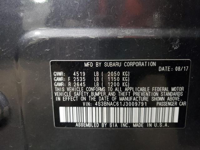 2018 SUBARU LEGACY 2.5 4S3BNAC61J3009791