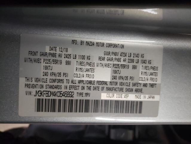 2019 MAZDA CX-5 GRAND JM3KFBDM4K0546892
