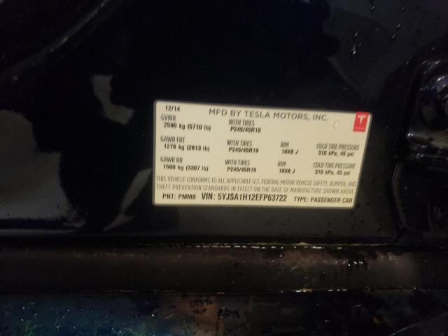 5YJSA1H12EFP63722 Tesla MODEL S