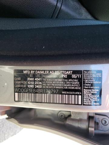 WDDGF5EB4BR172797 Mercedes-Benz C 300 2011. Фото: 9