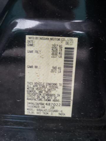 2017 NISSAN ALTIMA 2.5 1N4AL3AP8HC487022