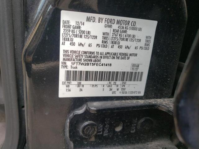 1FT7W2BT5FEC41418 Ford F250 Super 2015. Фото: 9