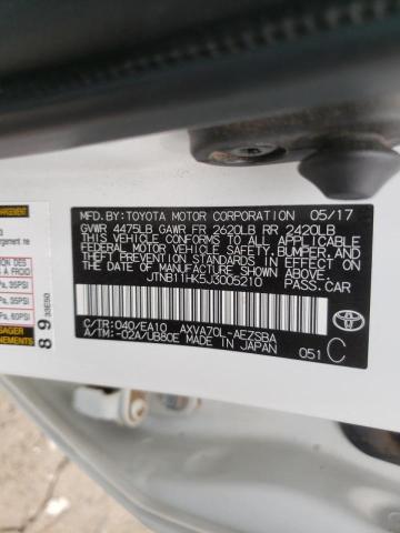 2018 TOYOTA CAMRY L JTNB11HK5J3005210