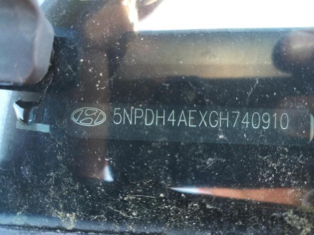 2016 HYUNDAI ELANTRA SE 5NPDH4AEXGH740910