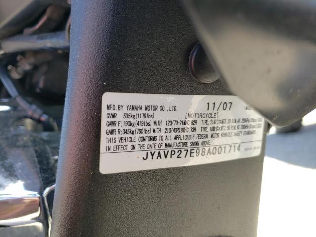 2008 YAMAHA XV1900 CU JYAVP27E98A001714