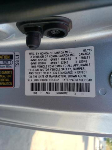 2015 HONDA CIVIC EX 2HGFG3B84FH513932