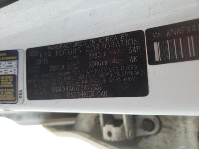 2015 KIA FORTE LX KNAFX4A67F5427331