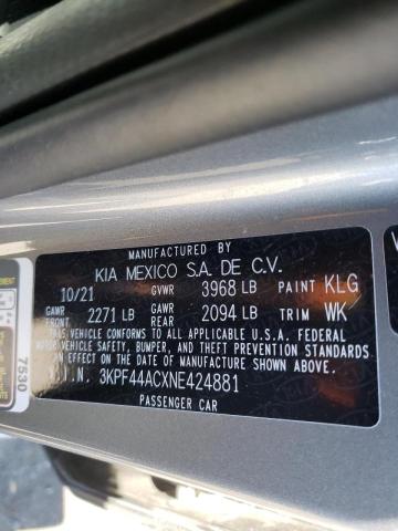 2022 KIA FORTE GT - 3KPF44ACXNE424881